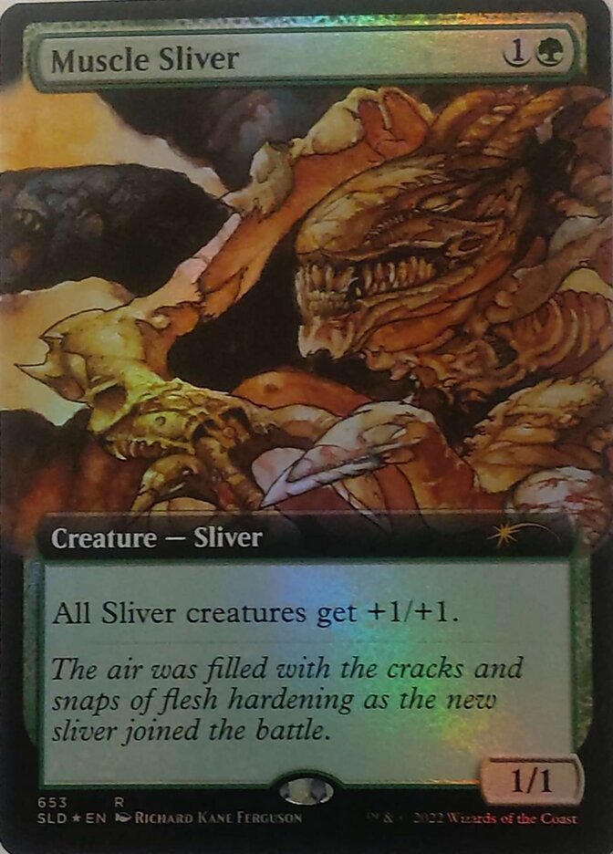 Muscle Sliver (Extended Art) [Secret Lair Drop Promos] | Dragon's Lair Comics and Fantasy Houston TX