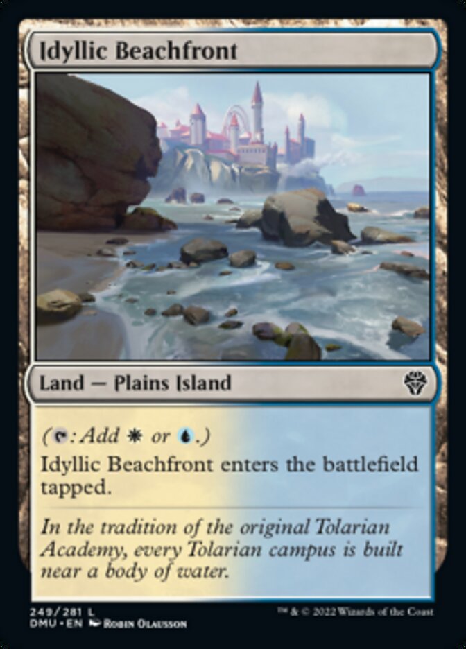 Idyllic Beachfront [Dominaria United] | Dragon's Lair Comics and Fantasy Houston TX