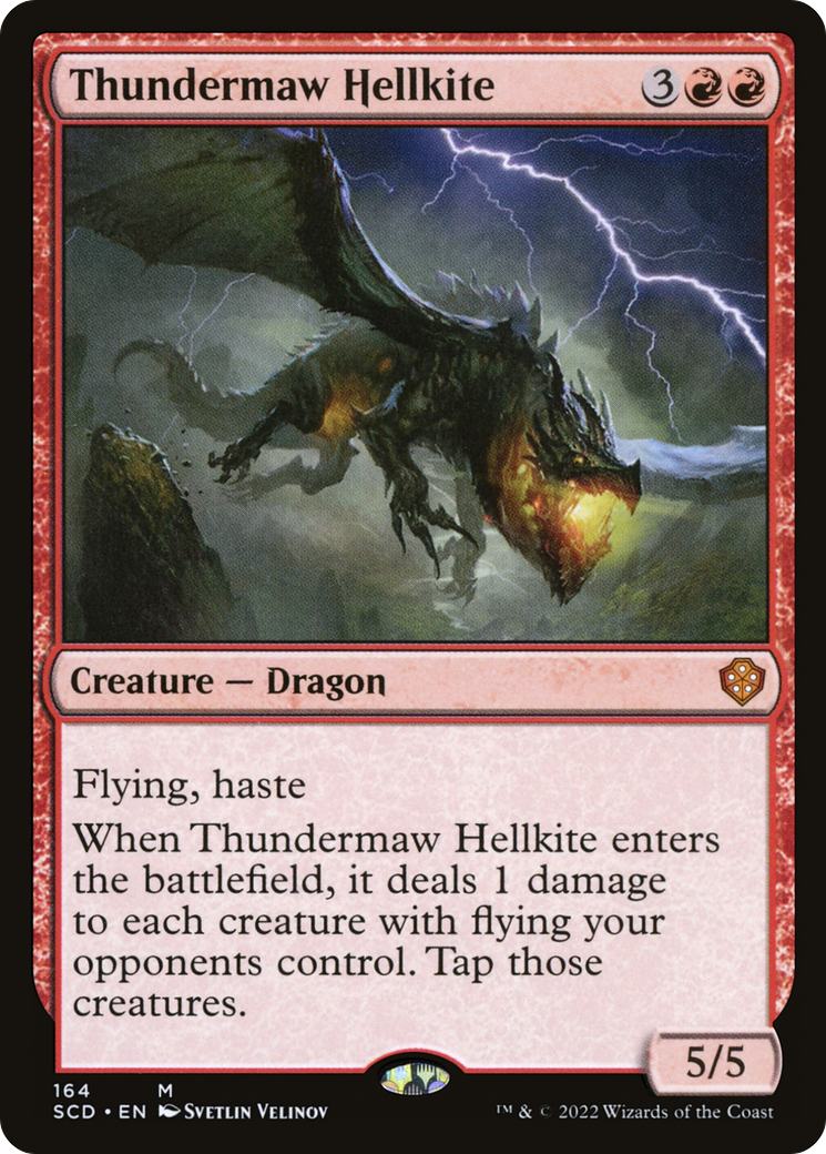 Thundermaw Hellkite [Starter Commander Decks] | Dragon's Lair Comics and Fantasy Houston TX