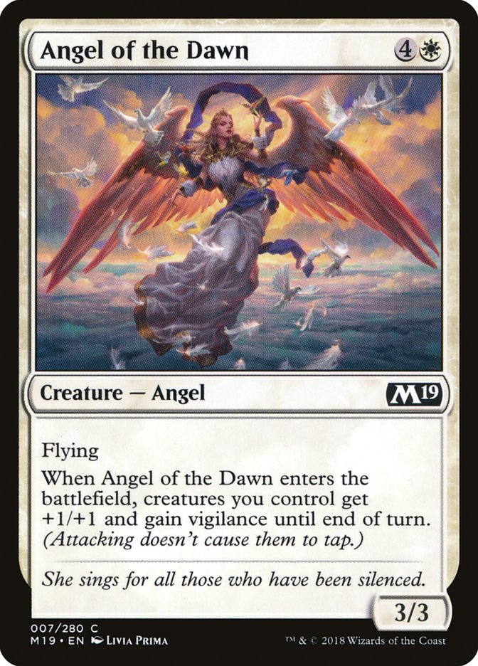 Angel of the Dawn [Core Set 2019] | Dragon's Lair Comics and Fantasy Houston TX