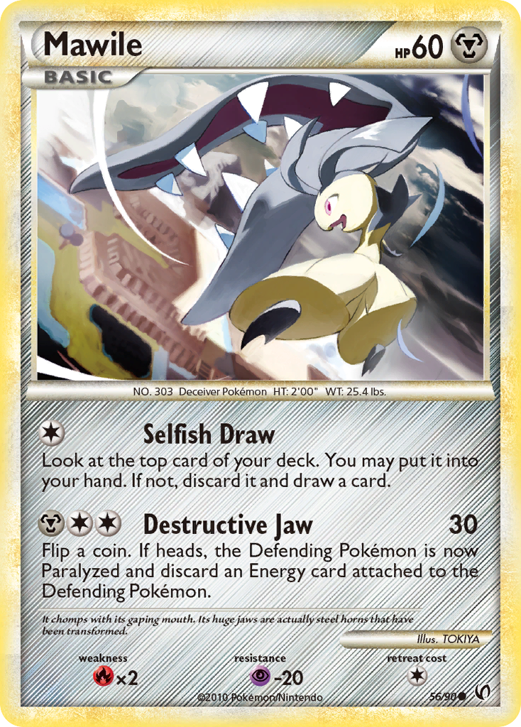 Mawile (56/90) [HeartGold & SoulSilver: Undaunted] | Dragon's Lair Comics and Fantasy Houston TX