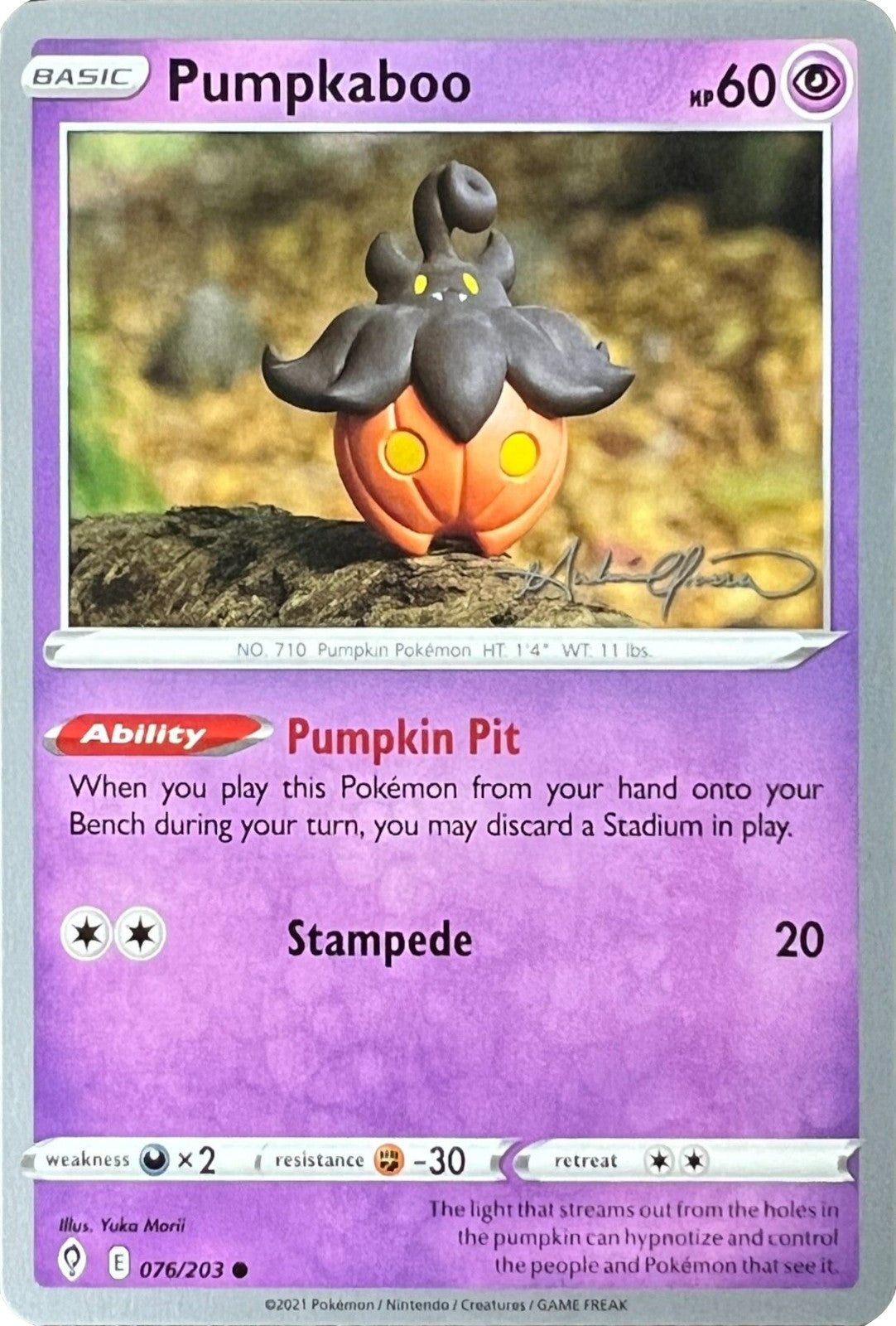 Pumpkaboo (076/203) (The Shape of Mew - Andre Chiasson) [World Championships 2022] | Dragon's Lair Comics and Fantasy Houston TX