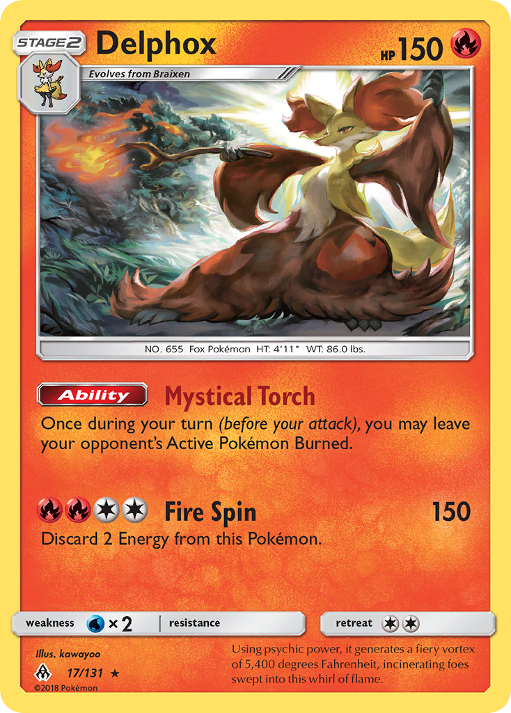 Delphox (17/131) [Sun & Moon: Forbidden Light] | Dragon's Lair Comics and Fantasy Houston TX