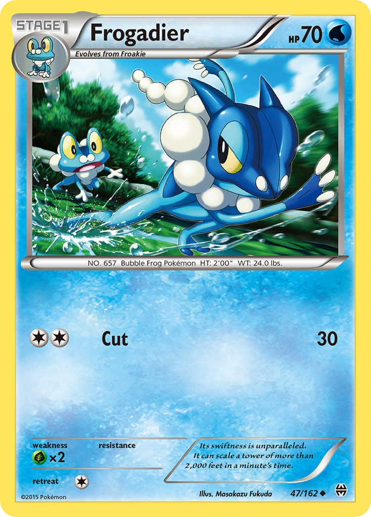 Frogadier (47/162) [XY: BREAKthrough] | Dragon's Lair Comics and Fantasy Houston TX