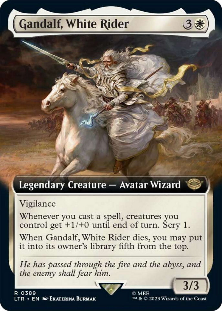 Gandalf, White Rider (Extended Art) [The Lord of the Rings: Tales of Middle-Earth] | Dragon's Lair Comics and Fantasy Houston TX