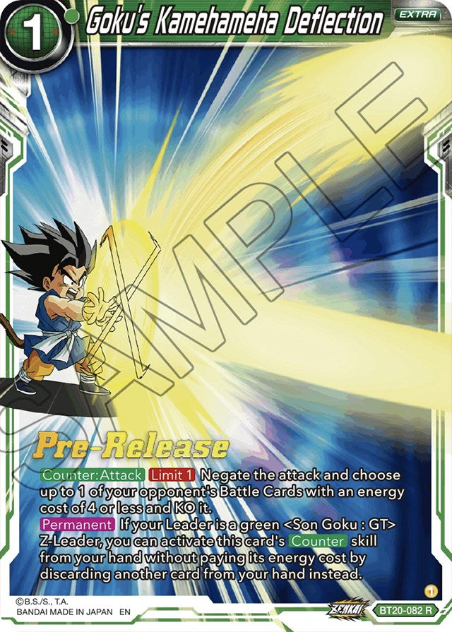 Goku's Kamehameha Deflection (BT20-082) [Power Absorbed Prerelease Promos] | Dragon's Lair Comics and Fantasy Houston TX