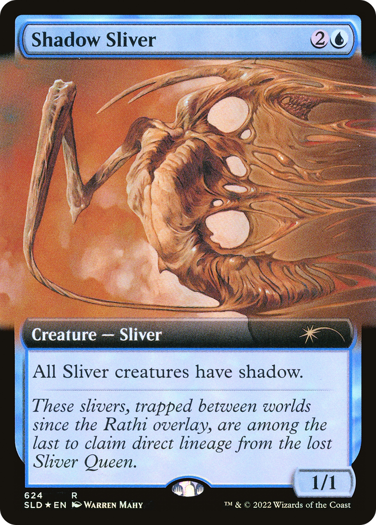 Shadow Sliver (Extended Art) [Secret Lair Drop Promos] | Dragon's Lair Comics and Fantasy Houston TX