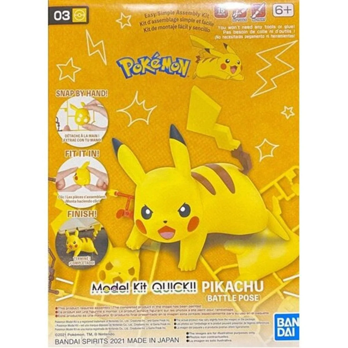 Bandai Pokemon Pikachu Model Kit | Dragon's Lair Comics and Fantasy Houston TX