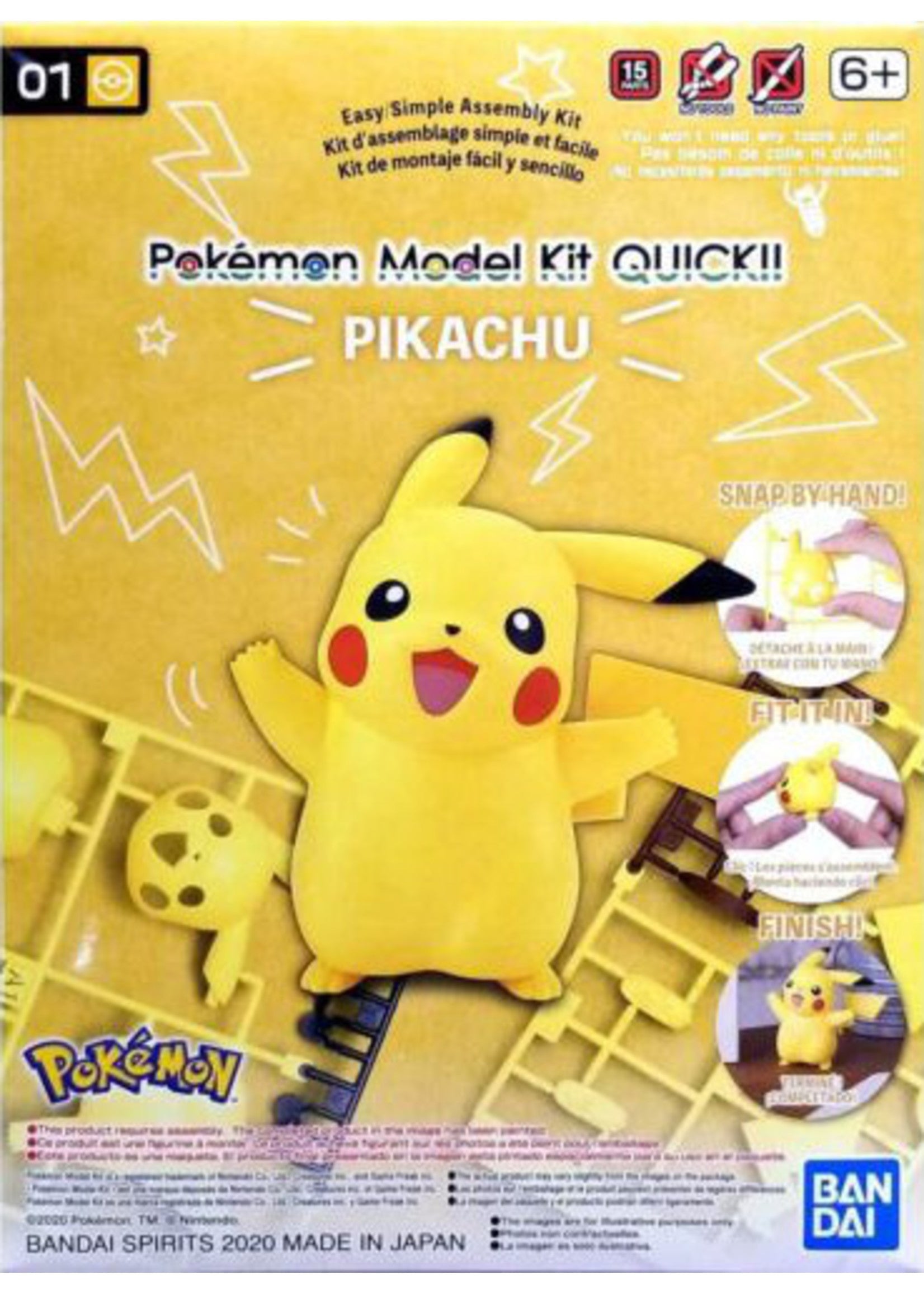 Bandai Pokemon Pikachu Model Kit | Dragon's Lair Comics and Fantasy Houston TX