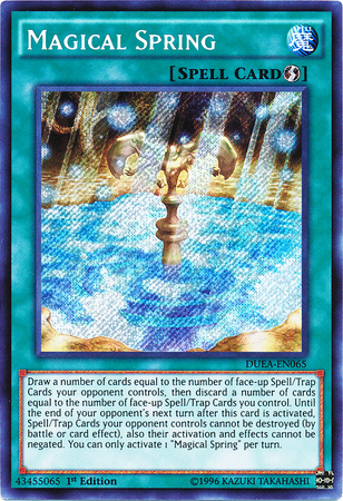 Magical Spring [DUEA-EN065] Secret Rare | Dragon's Lair Comics and Fantasy Houston TX