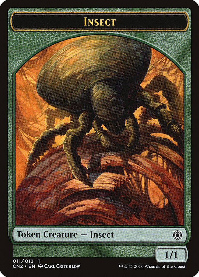 Insect Token [Conspiracy: Take the Crown Tokens] | Dragon's Lair Comics and Fantasy Houston TX