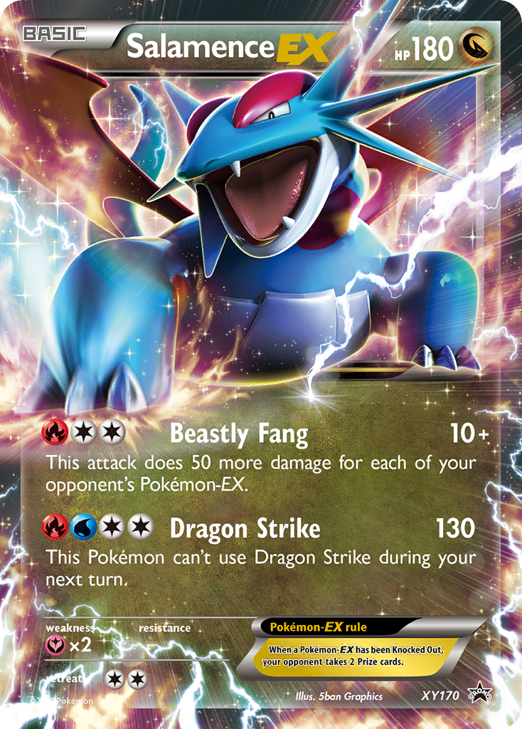 Salamence EX (XY170) [XY: Black Star Promos] | Dragon's Lair Comics and Fantasy Houston TX