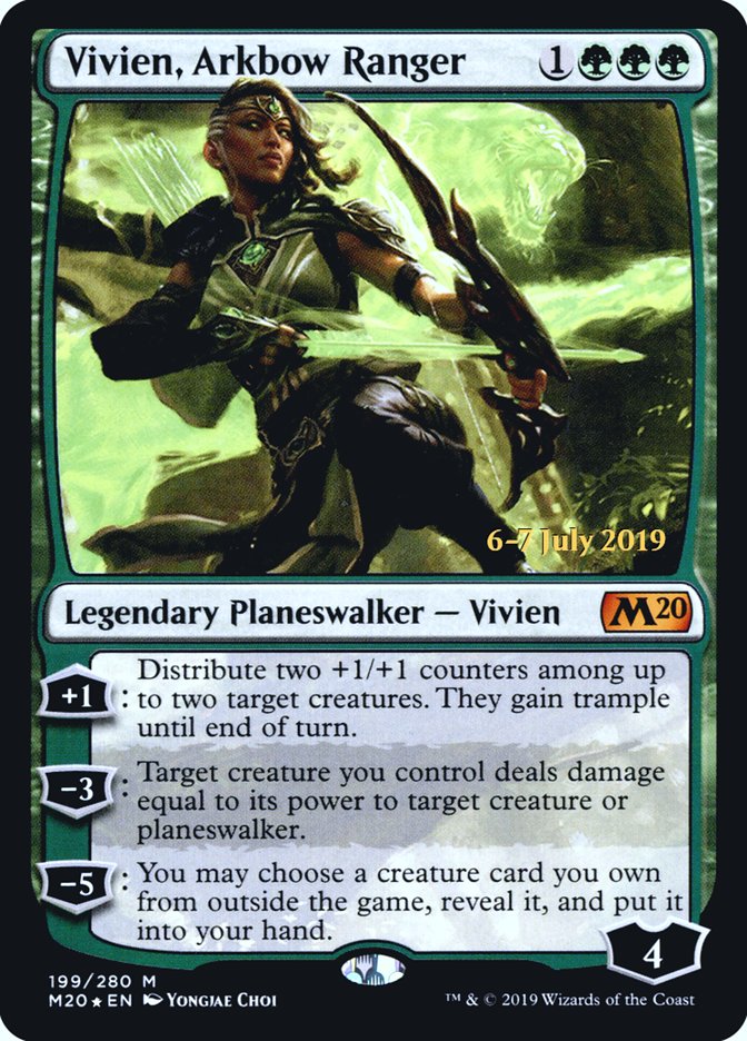 Vivien, Arkbow Ranger [Core Set 2020 Prerelease Promos] | Dragon's Lair Comics and Fantasy Houston TX