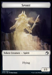 Spirit // Zombie (015) Double-Sided Token [Innistrad: Midnight Hunt Tokens] | Dragon's Lair Comics and Fantasy Houston TX