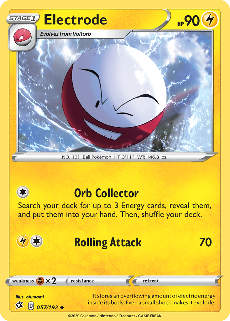 Electrode (057/192) [Sword & Shield: Rebel Clash] | Dragon's Lair Comics and Fantasy Houston TX