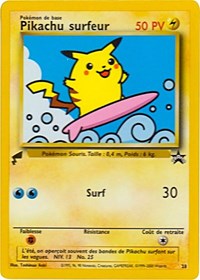 Pikachu (28) (Surfing) [Pikachu World Collection Promos] | Dragon's Lair Comics and Fantasy Houston TX