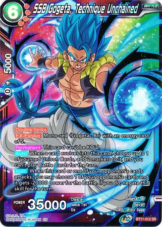 SSB Gogeta, Technique Unchained (BT11-012) [Vermilion Bloodline] | Dragon's Lair Comics and Fantasy Houston TX