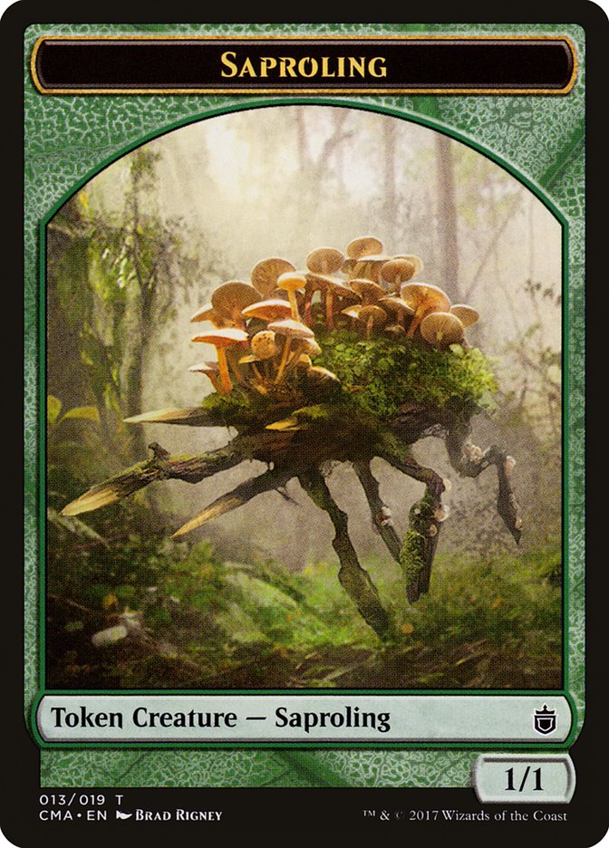 Saproling Token [Commander Anthology Tokens] | Dragon's Lair Comics and Fantasy Houston TX