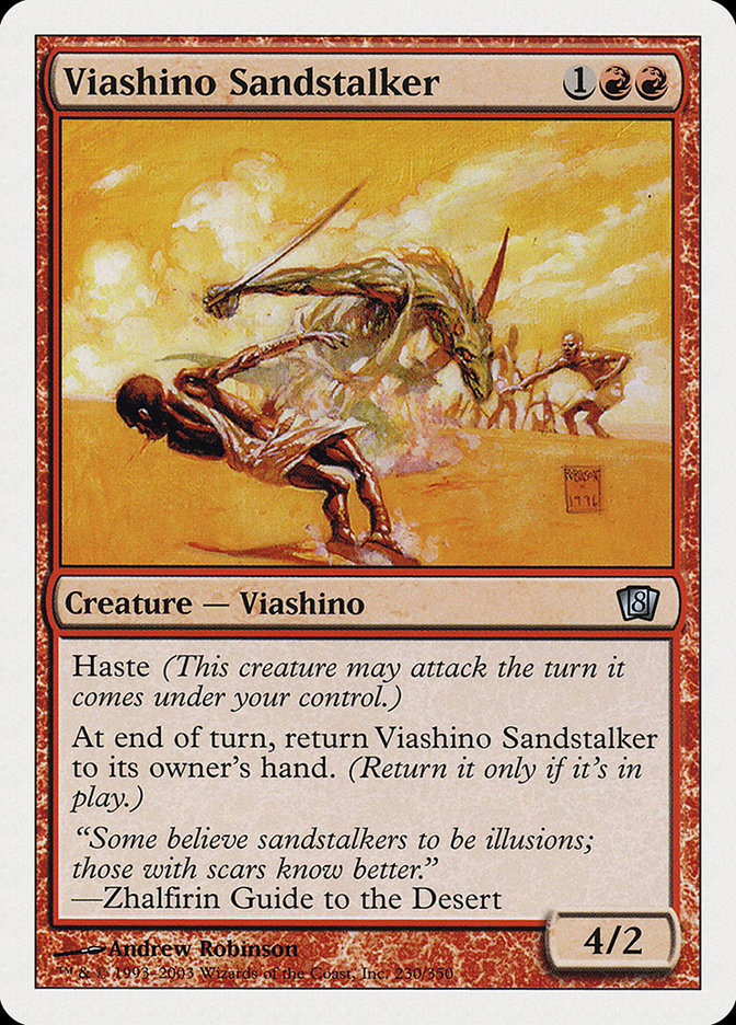 Viashino Sandstalker [Eighth Edition] | Dragon's Lair Comics and Fantasy Houston TX