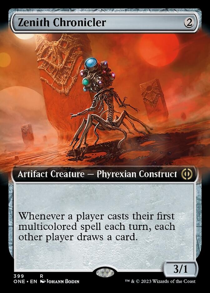 Zenith Chronicler (Extended Art) [Phyrexia: All Will Be One] | Dragon's Lair Comics and Fantasy Houston TX