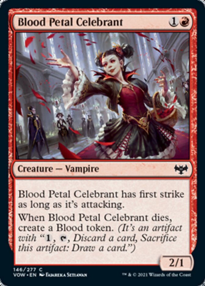 Blood Petal Celebrant [Innistrad: Crimson Vow] | Dragon's Lair Comics and Fantasy Houston TX