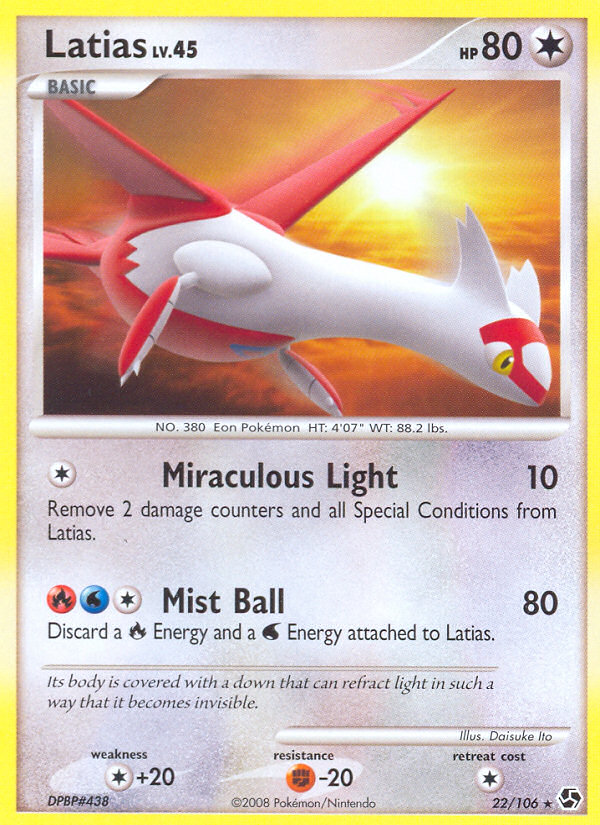 Latias (22/106) [Diamond & Pearl: Great Encounters] | Dragon's Lair Comics and Fantasy Houston TX