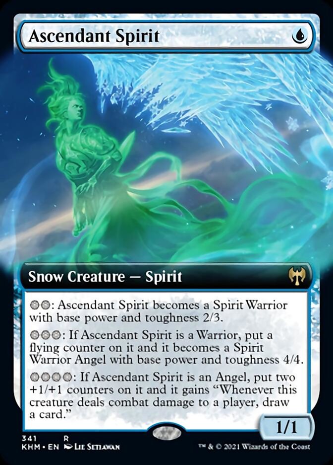 Ascendant Spirit (Extended Art) [Kaldheim] | Dragon's Lair Comics and Fantasy Houston TX