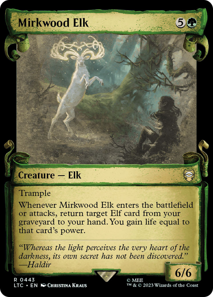 Mirkwood Elk [The Lord of the Rings: Tales of Middle-Earth Commander Showcase Scrolls] | Dragon's Lair Comics and Fantasy Houston TX