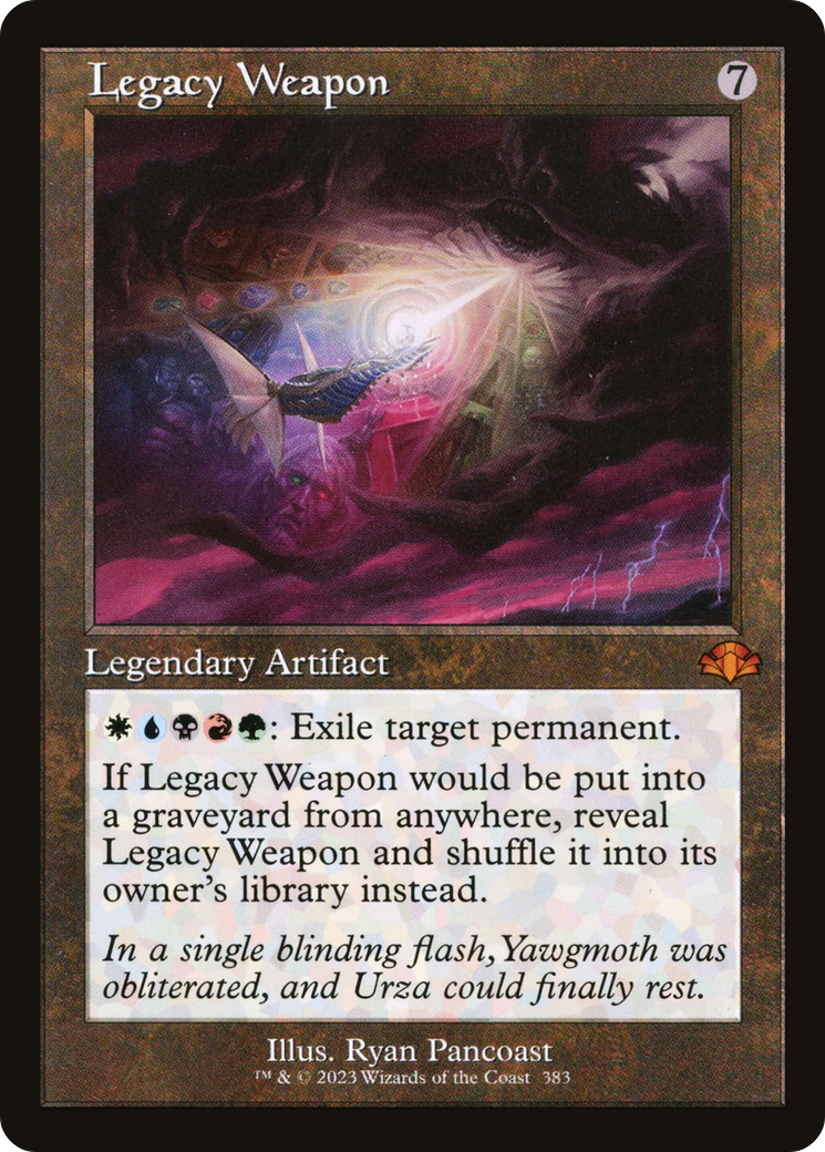 Legacy Weapon (Retro) [Dominaria Remastered] | Dragon's Lair Comics and Fantasy Houston TX