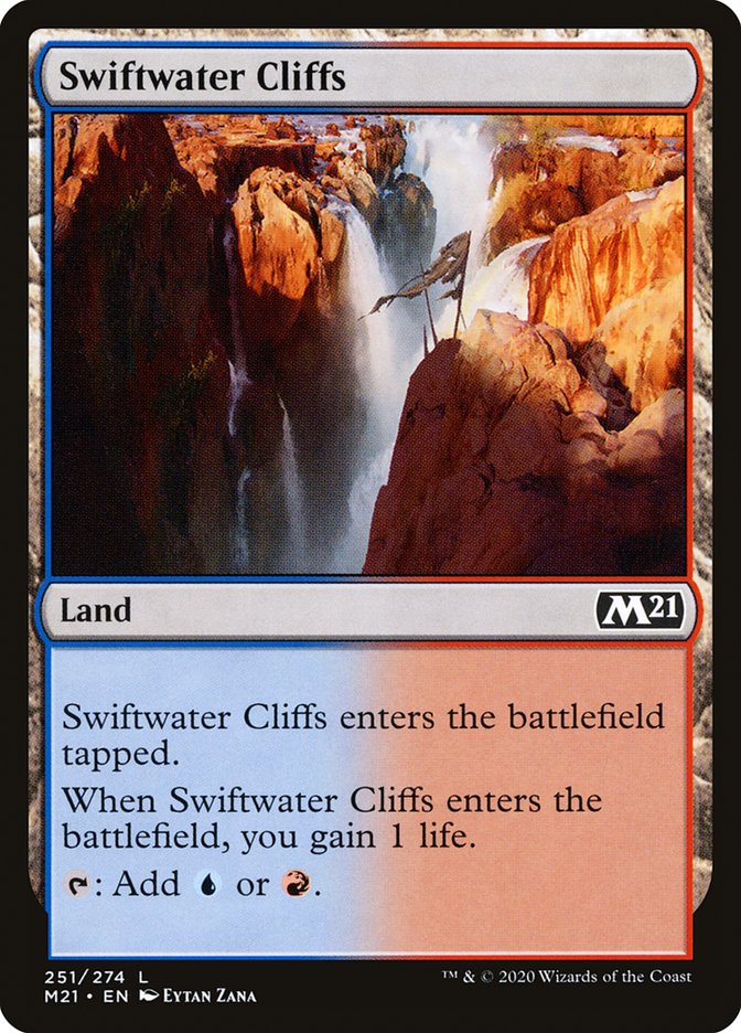 Swiftwater Cliffs [Core Set 2021] | Dragon's Lair Comics and Fantasy Houston TX