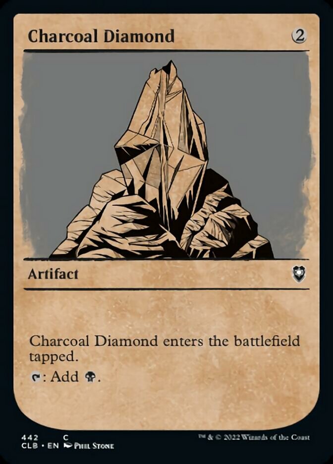 Charcoal Diamond (Showcase) [Commander Legends: Battle for Baldur's Gate] | Dragon's Lair Comics and Fantasy Houston TX