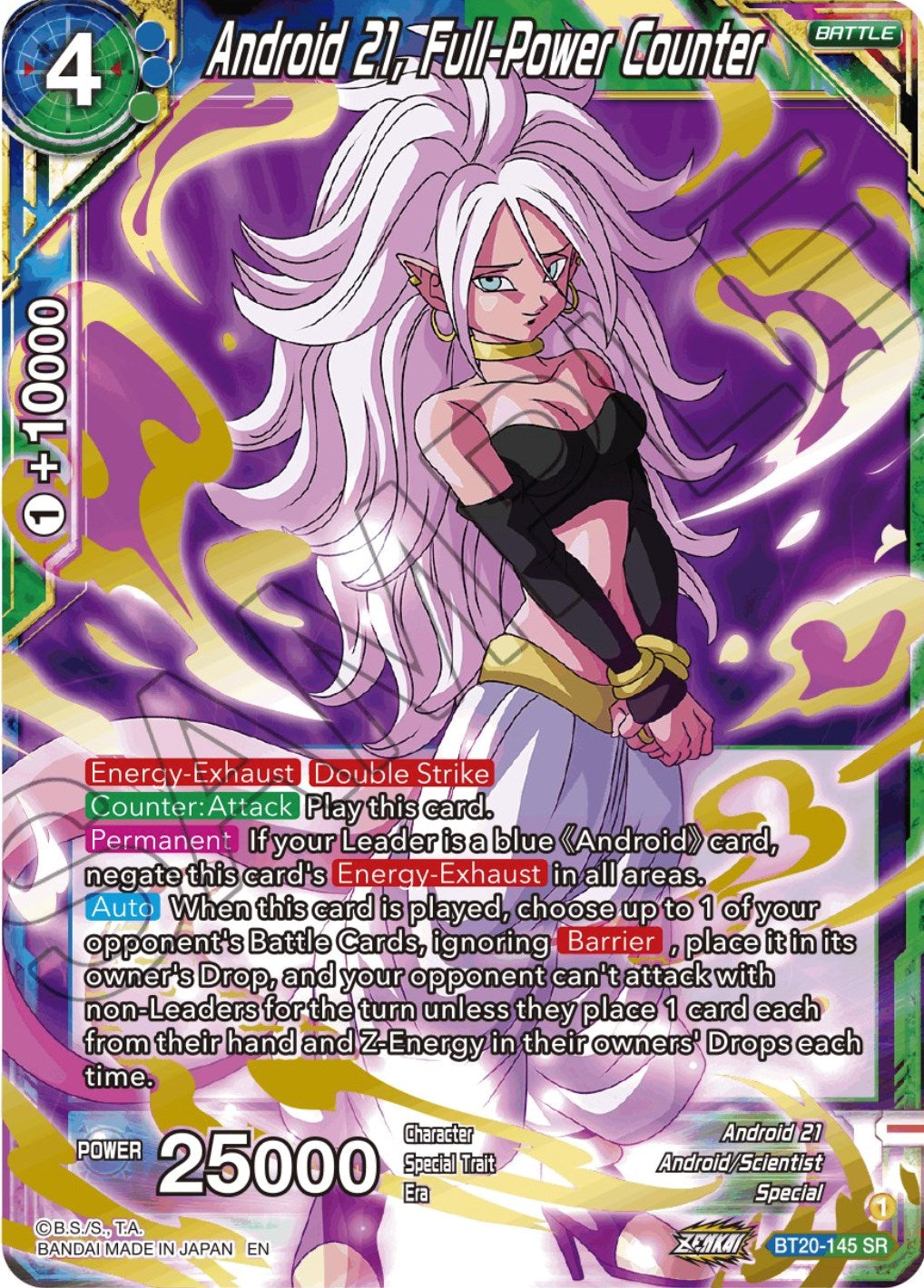 Android 21, Full-Power Counter (BT20-145) [Power Absorbed] | Dragon's Lair Comics and Fantasy Houston TX