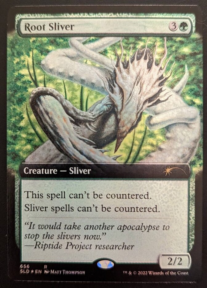 Root Sliver (Extended Art) [Secret Lair Drop Promos] | Dragon's Lair Comics and Fantasy Houston TX