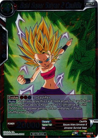 Bold Super Saiyan 2 Caulifla (Event Pack 2 - 2018) (TB1-012) [Promotion Cards] | Dragon's Lair Comics and Fantasy Houston TX