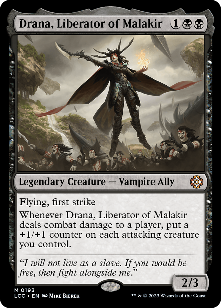 Drana, Liberator of Malakir [The Lost Caverns of Ixalan Commander] | Dragon's Lair Comics and Fantasy Houston TX