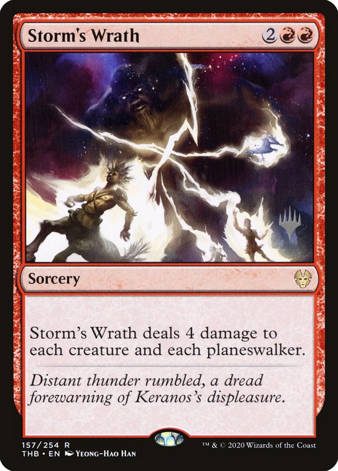 Storm's Wrath (Promo Pack) [Theros Beyond Death Promos] | Dragon's Lair Comics and Fantasy Houston TX