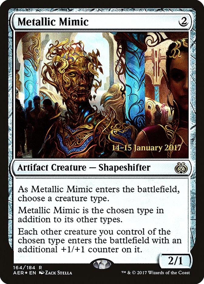 Metallic Mimic [Aether Revolt Prerelease Promos] | Dragon's Lair Comics and Fantasy Houston TX