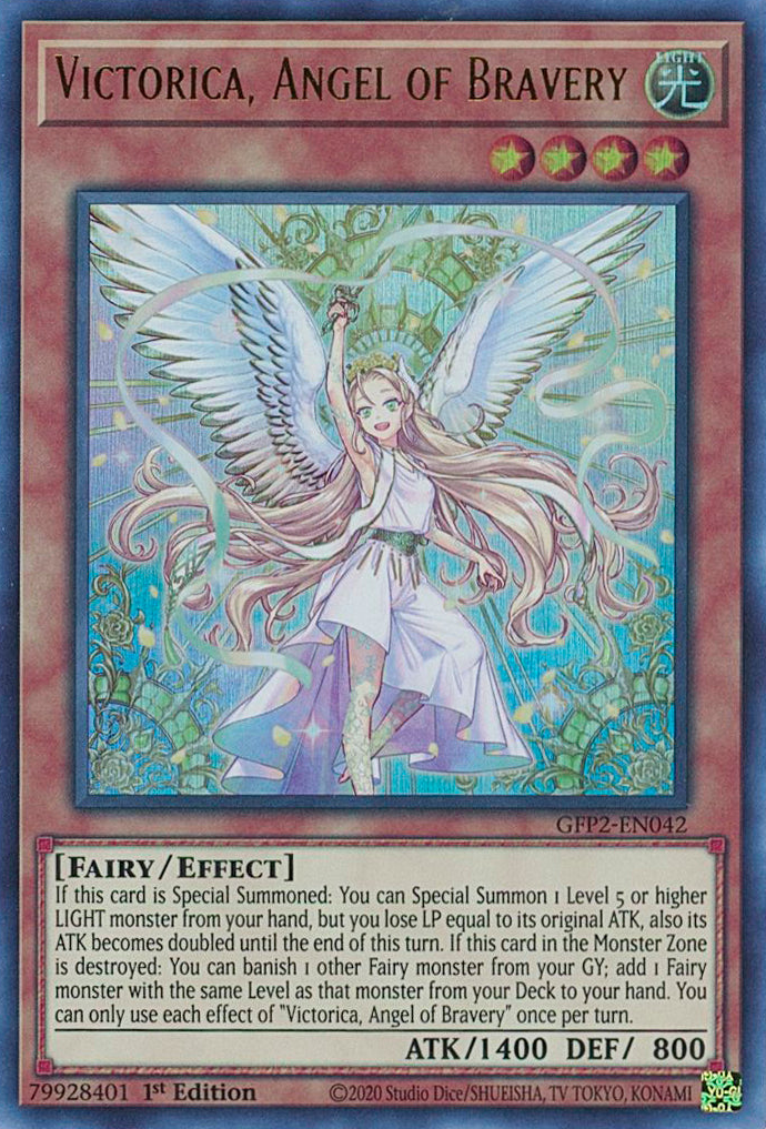 Victorica, Angel of Bravery [GFP2-EN042] Ultra Rare | Dragon's Lair Comics and Fantasy Houston TX