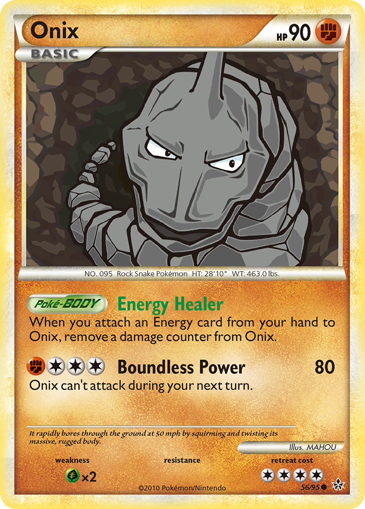 Onix (56/95) [HeartGold & SoulSilver: Unleashed] | Dragon's Lair Comics and Fantasy Houston TX