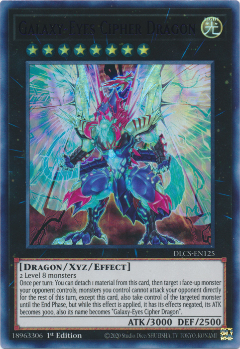 Galaxy-Eyes Cipher Dragon (Purple) [DLCS-EN125] Ultra Rare | Dragon's Lair Comics and Fantasy Houston TX