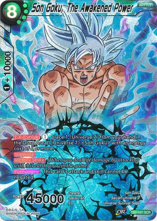 Son Goku, The Awakened Power (TB1-097) [The Tournament of Power] | Dragon's Lair Comics and Fantasy Houston TX