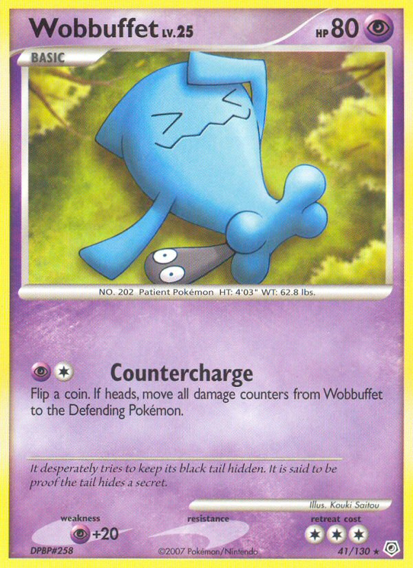 Wobbuffet (41/130) [Diamond & Pearl: Base Set] | Dragon's Lair Comics and Fantasy Houston TX