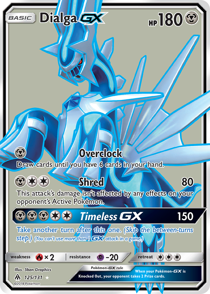 Dialga GX (125/131) [Sun & Moon: Forbidden Light] | Dragon's Lair Comics and Fantasy Houston TX