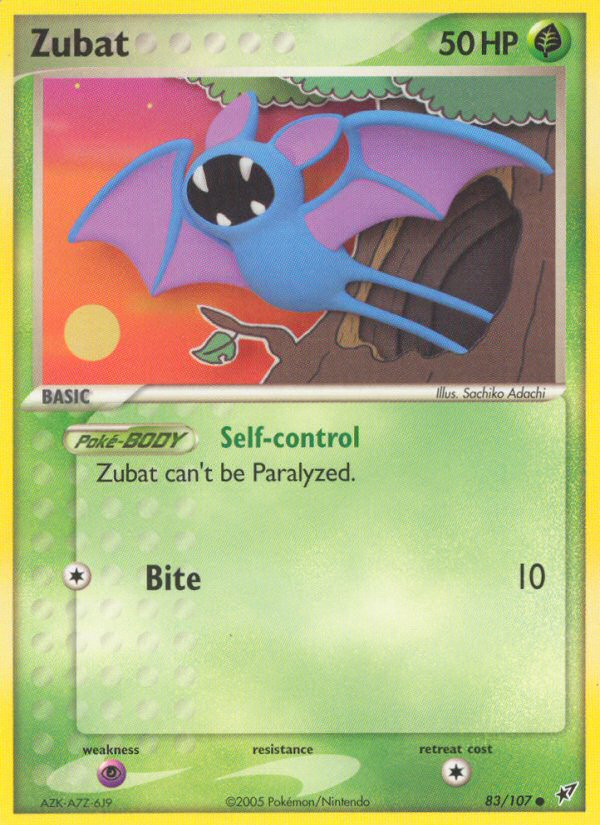 Zubat (83/107) [EX: Deoxys] | Dragon's Lair Comics and Fantasy Houston TX