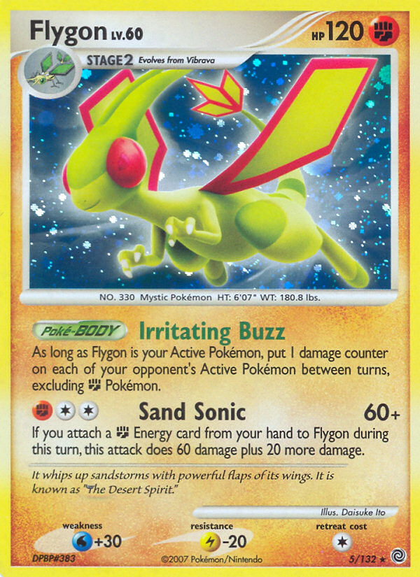 Flygon (5/132) [Diamond & Pearl: Secret Wonders] | Dragon's Lair Comics and Fantasy Houston TX