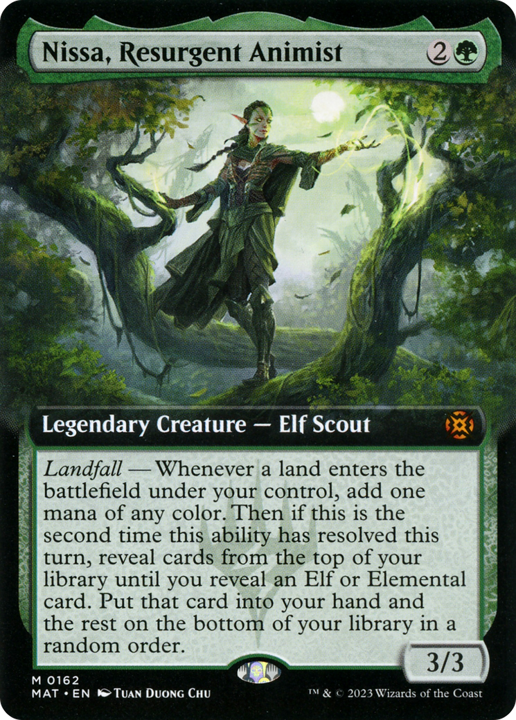 Nissa, Resurgent Animist (Extended Art) [March of the Machine: The Aftermath] | Dragon's Lair Comics and Fantasy Houston TX