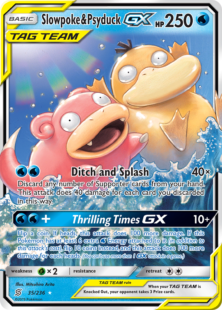 Slowpoke & Psyduck GX (35/236) [Sun & Moon: Unified Minds] | Dragon's Lair Comics and Fantasy Houston TX