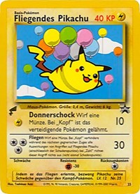 Pikachu (25) (Flying) [Pikachu World Collection Promos] | Dragon's Lair Comics and Fantasy Houston TX