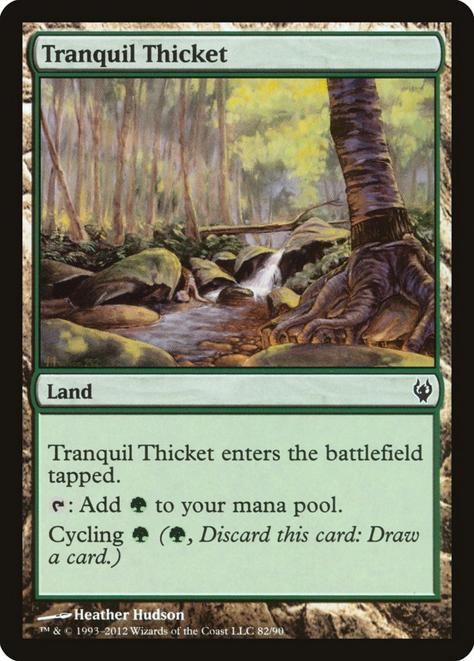 Tranquil Thicket [Duel Decks: Izzet vs. Golgari] | Dragon's Lair Comics and Fantasy Houston TX