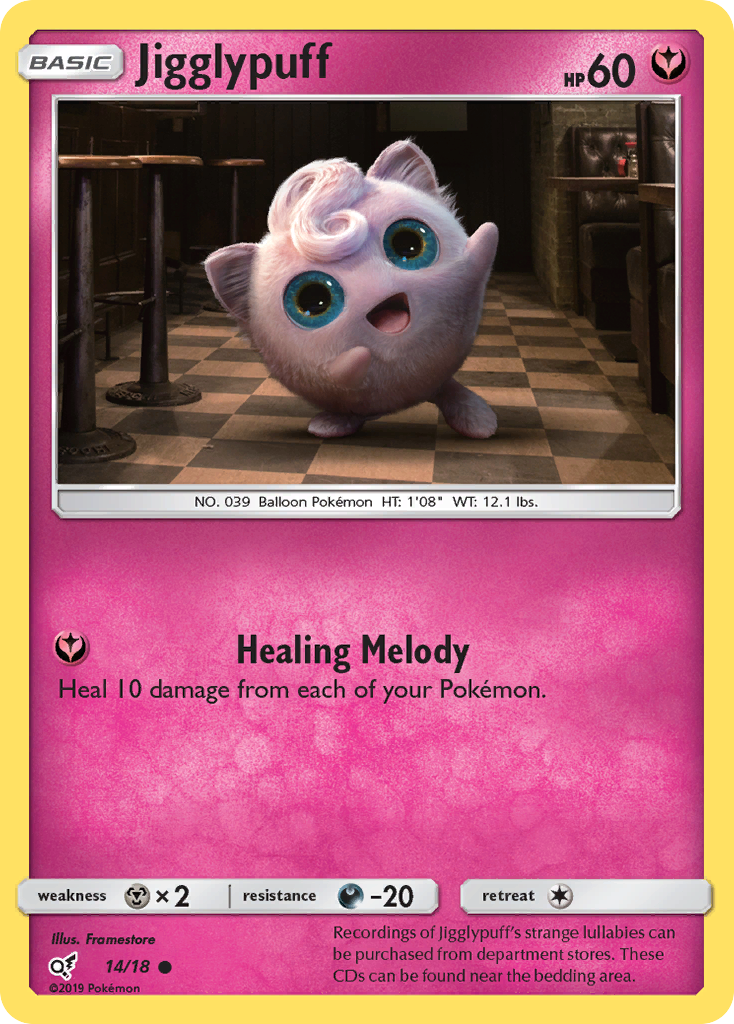 Jigglypuff (14/18) [Sun & Moon: Detective Pikachu] | Dragon's Lair Comics and Fantasy Houston TX